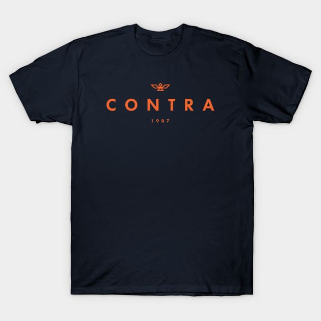 Classic Games - Contra 1987 T-Shirt by BadBox